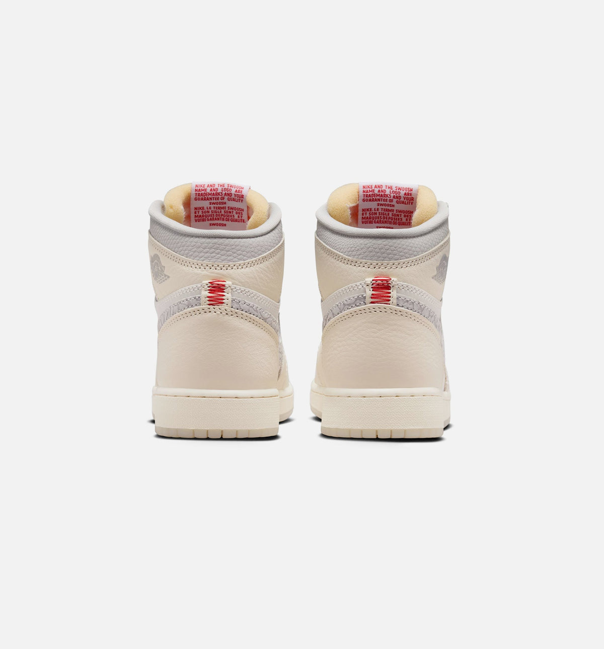 Air Jordan 1 Retro High OG Sail Grade School Lifestyle Shoe - Sail/University Red/Pale Ivory/Coconut Milk/Phantom