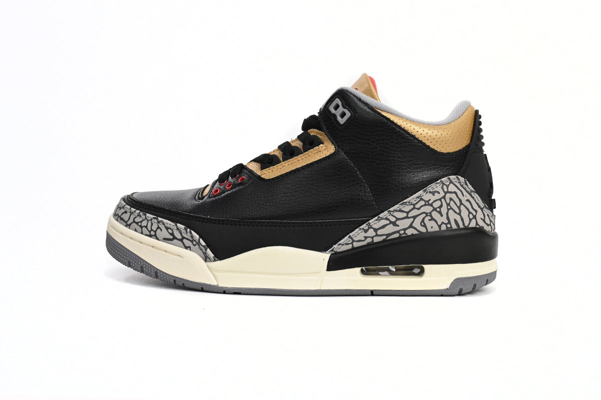 Jordan 3 Retro Black Cement Gold CK9246-067