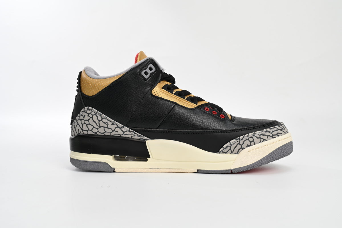 Jordan 3 Retro Black Cement Gold CK9246-067