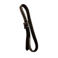Vintage Punk Studded Leather Belt Single Prong Buckle Unisex