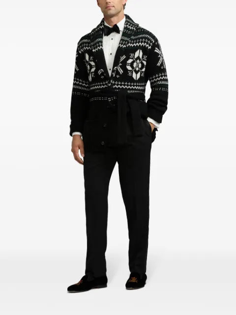 Ralph Lauren Purple Label intarsia-knit cardigan