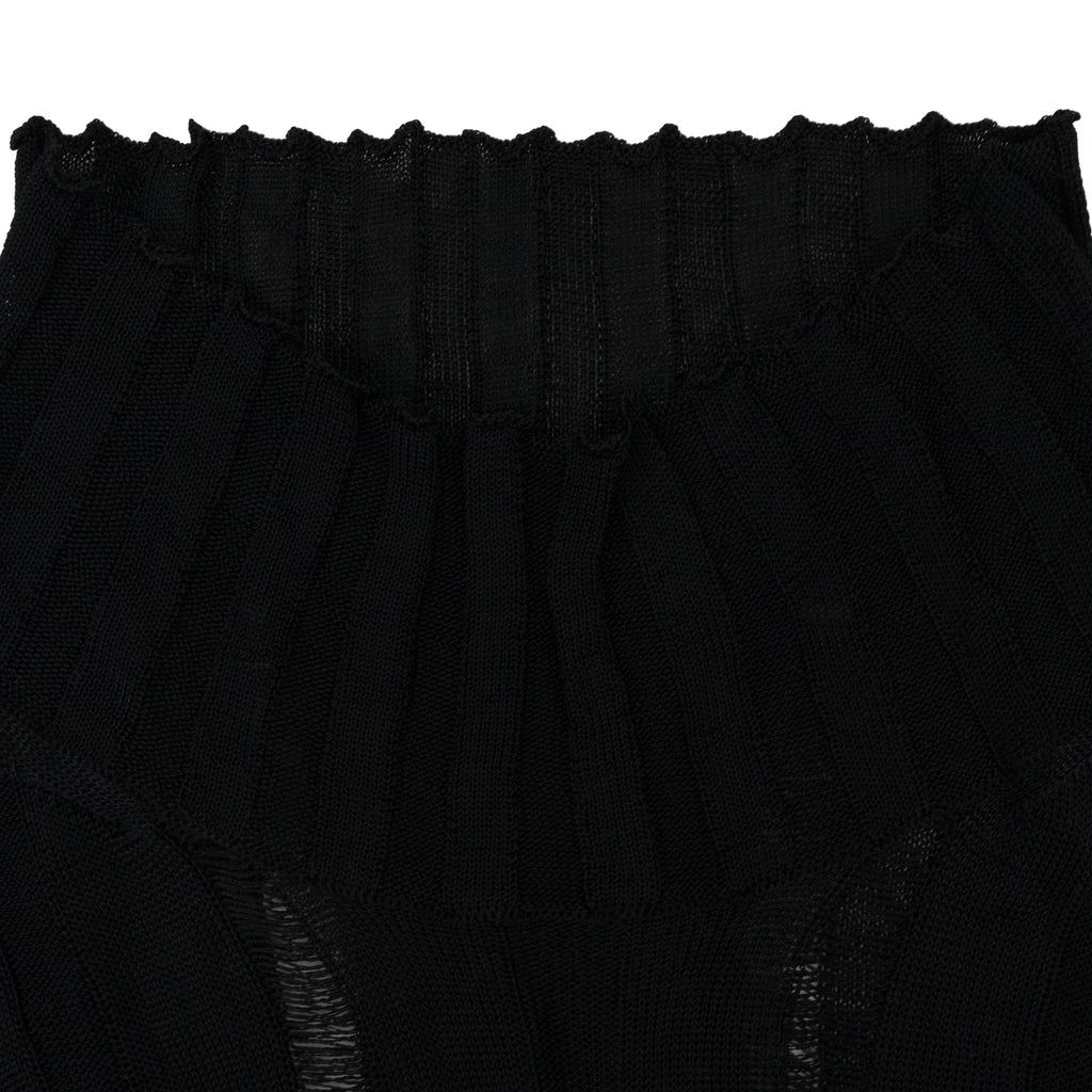 BLACK GRUNGE HIGH NECK TURTLENECK SWEATER