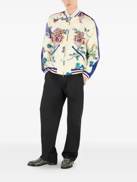 Roberto Cavalli quilted bomber jacket