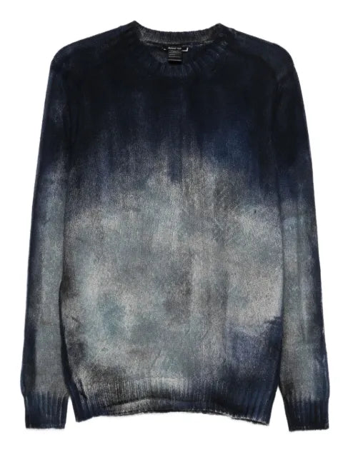 Avant Toi ombre-print crew-neck sweater