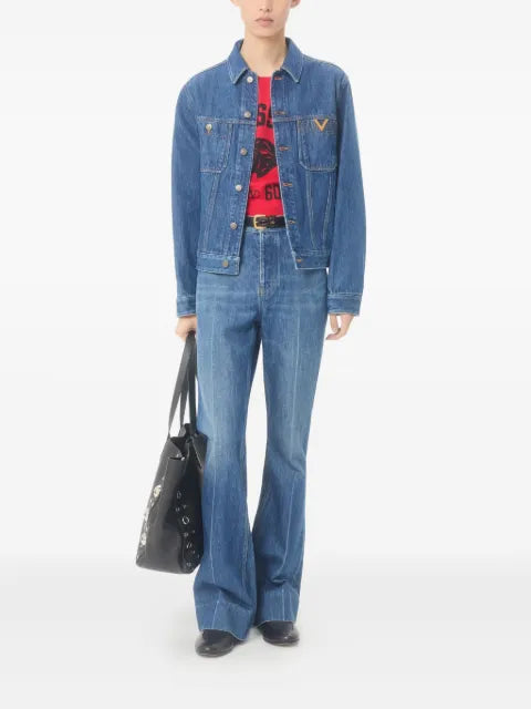 Valentino Garavani denim jacket with VGold