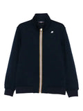 K-Way zip-fastening ribbed-hem sweater