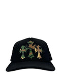 Chrome Hearts baseball cap with Triple Cross trucker print