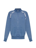 Moschino logo-tape zip-up sweater