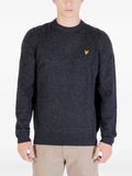 Lyle & Scott logo-patch crew-neck sweater