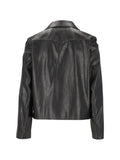 MM6 Maison Margiela button-up notched-lapel biker jacket