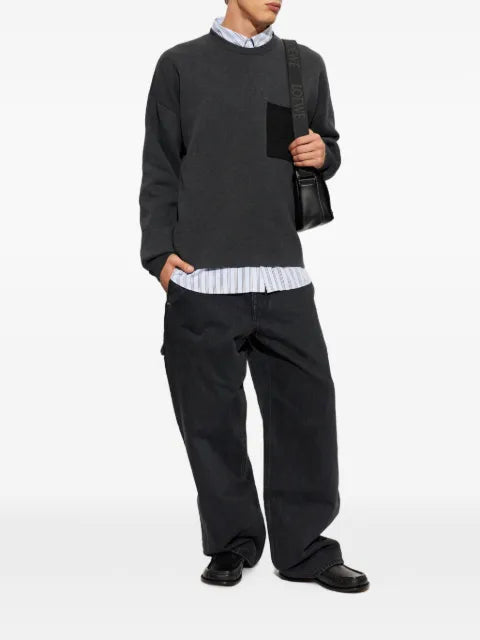 LOEWE Anagram-patch sweater