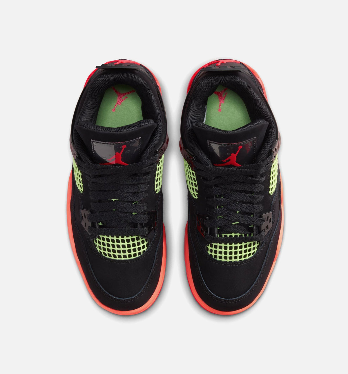 Air Jordan 4 Retro "Black Infrared 23" Big Kids' Shoe – Black/Infrared 23/Bright Mango