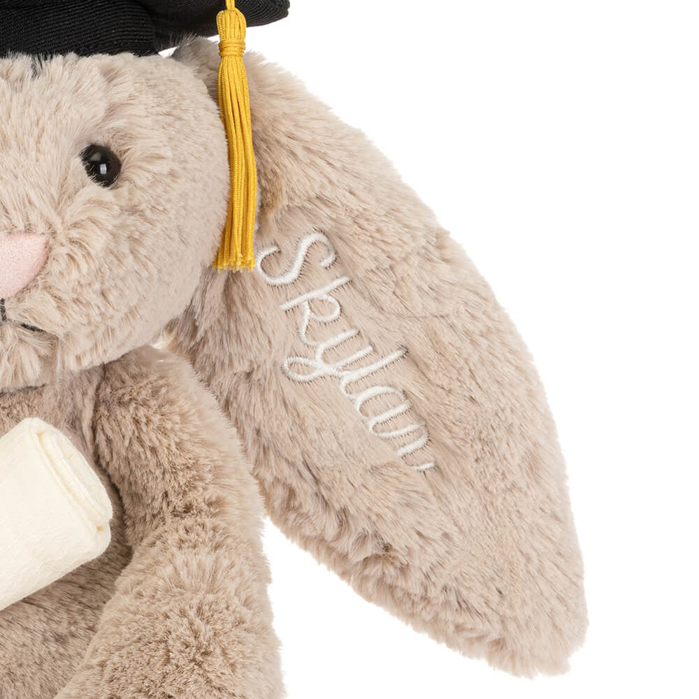 Personalized Bashful Bunny Graduation Outfit