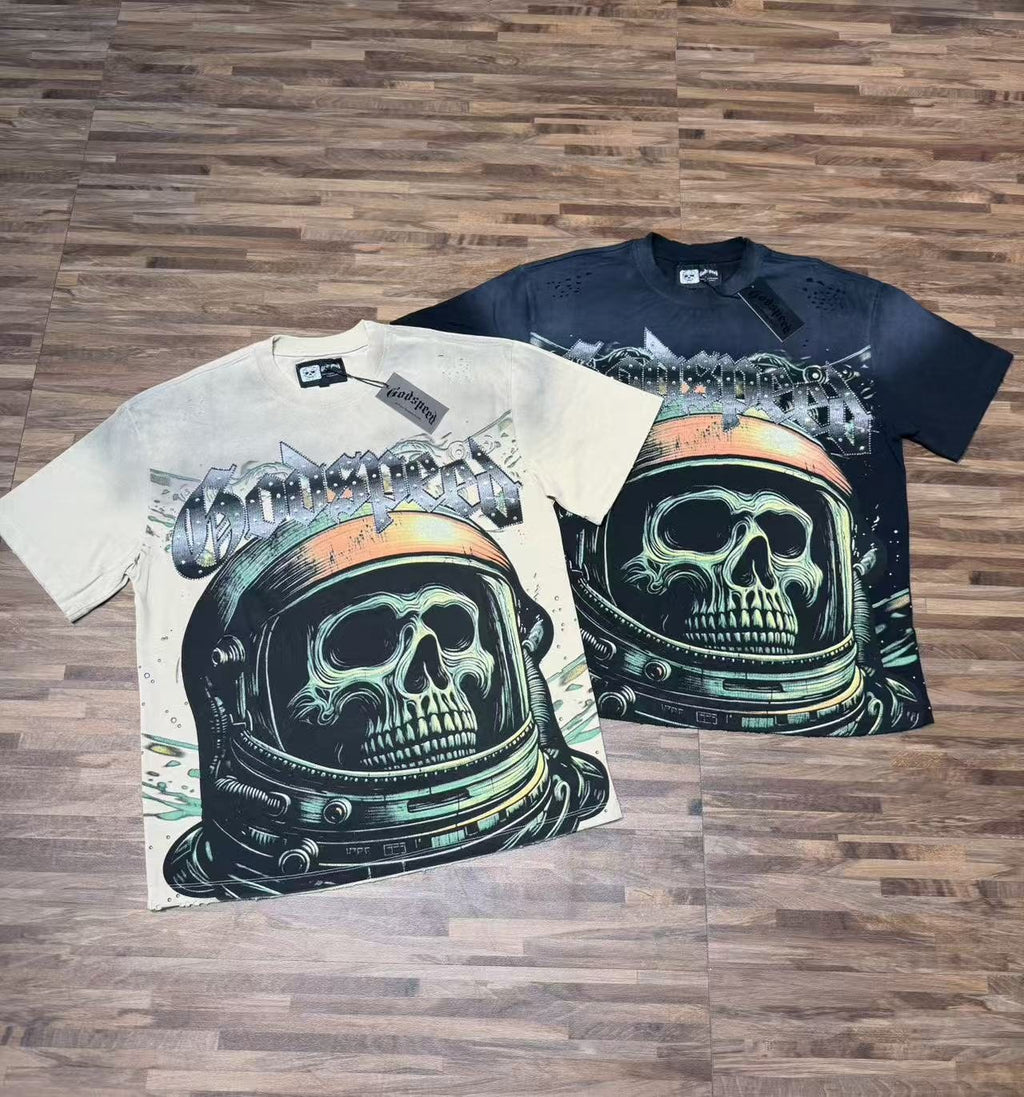 Godspeed Out of One Skull Graphic T-Shirt
