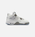 Air Jordan 4 Retro Blue Chill Big Kids' Lifestyle Shoes - Photon Dust/Blue Chill/Flat Pewter/White/Blue Tint