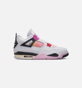 Air Jordan 4 Retro Mens Lifestyle Shoe - Off White/Fire Pink/Anthracite