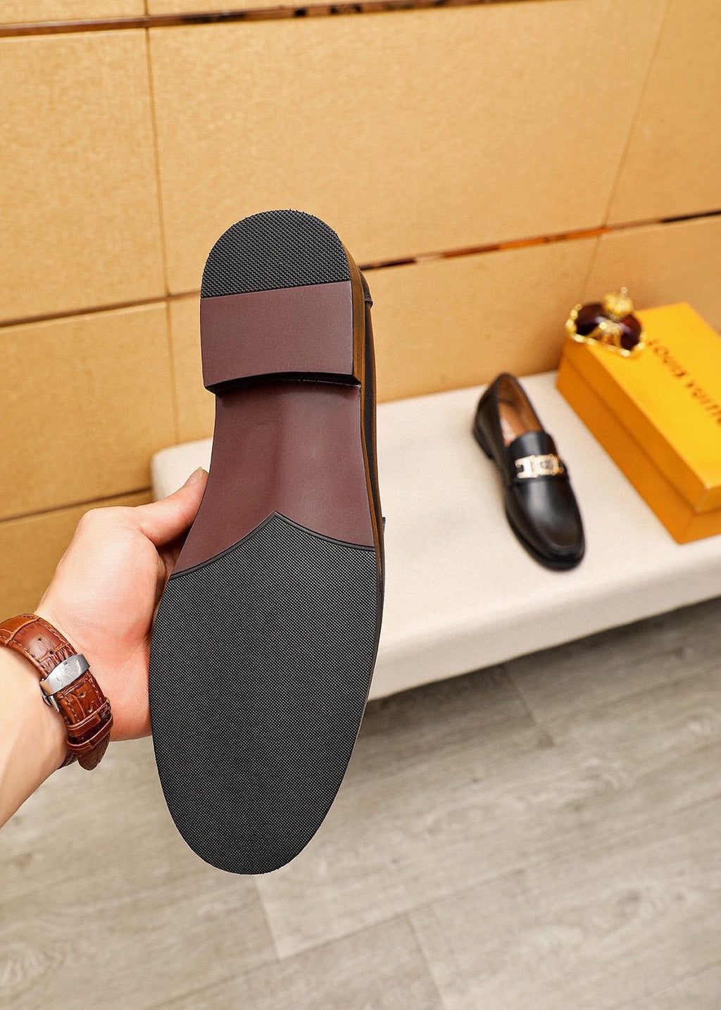 Louis Vuitton Black Hardware Loafers - Smooth Leather Upper
