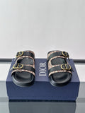 Dior Two-Strap Slide Sandals