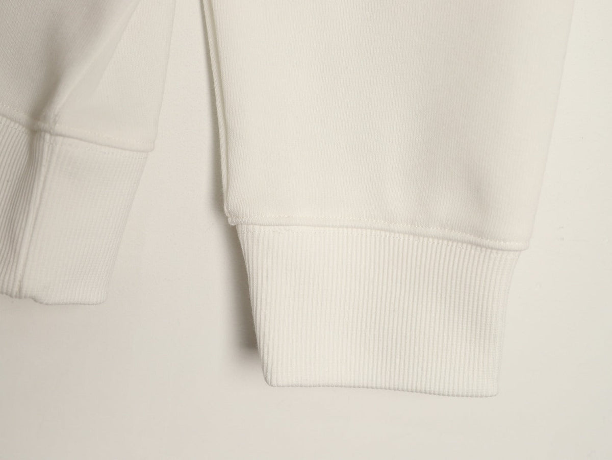 Gucci Monogram-Style Pocket-Patch Crewneck Sweatshirt - Cream